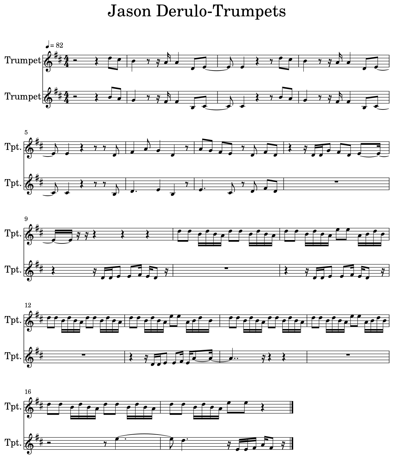 Trumpets Jason Derulo Piano Sheet Music Best Music Sheet - trumpets jason d...