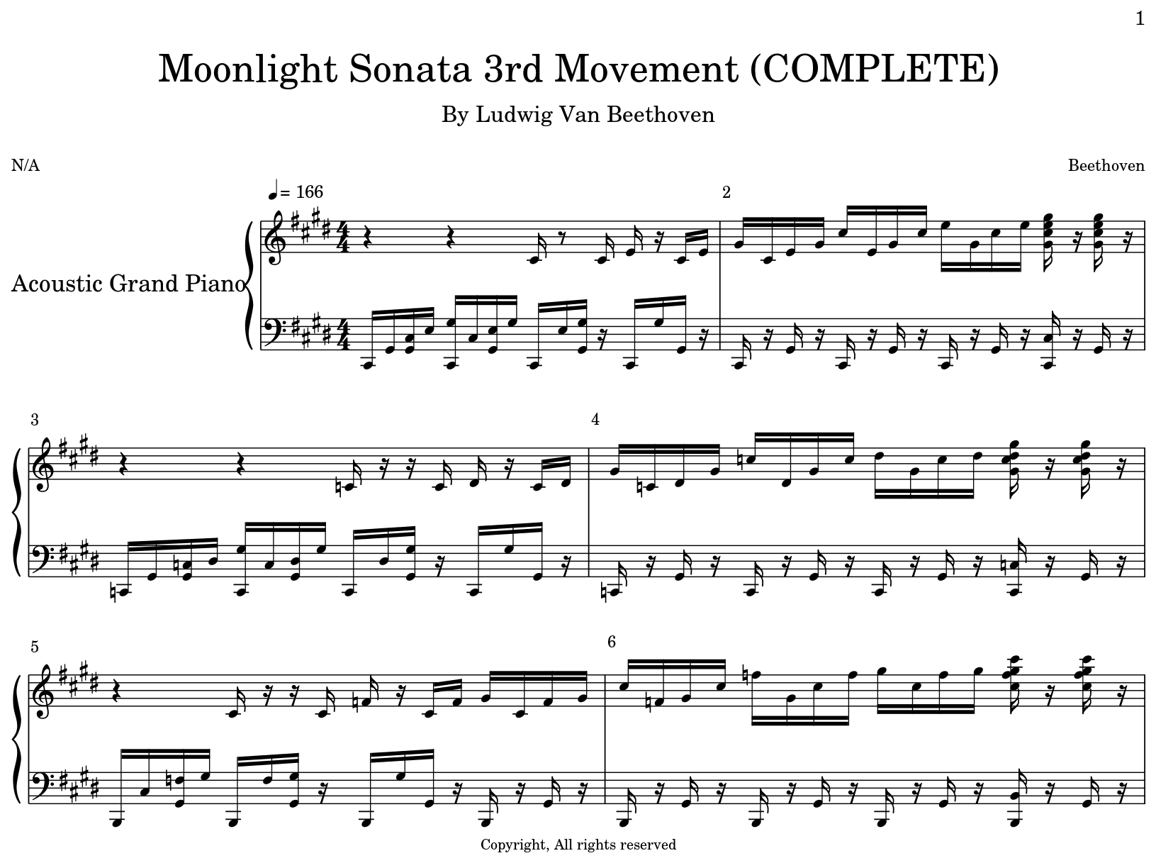 Текст соната ей. Moonlight Sonata 3rd. Moonlight Sonata 3rd Movement. Moonlight Sonata 3rd Movement Ноты. Sonata no. 14 Moonlight 3rd Movement.